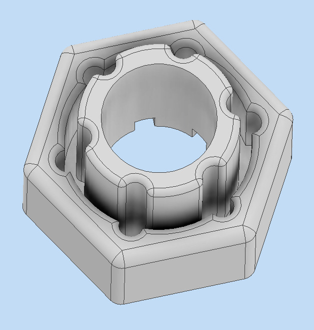 HexTube Replica 3D print model_9