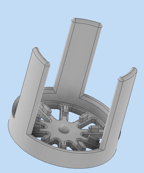 Magnetic Disk with Holder 3D print model_8