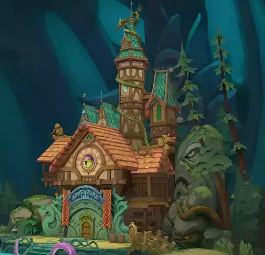 Stylish Magic Forest Cabin