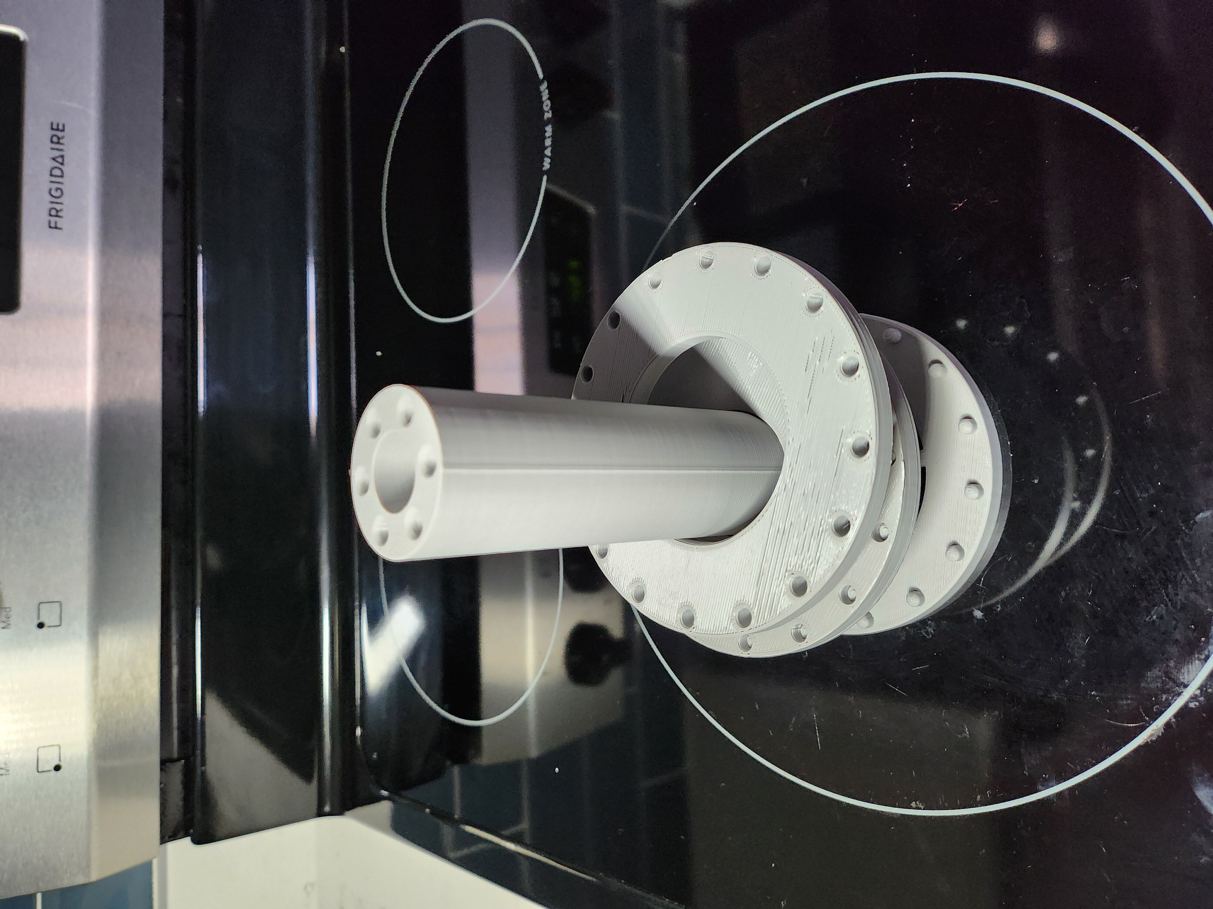 Magnetic Shaft with Rings 3D print model_6