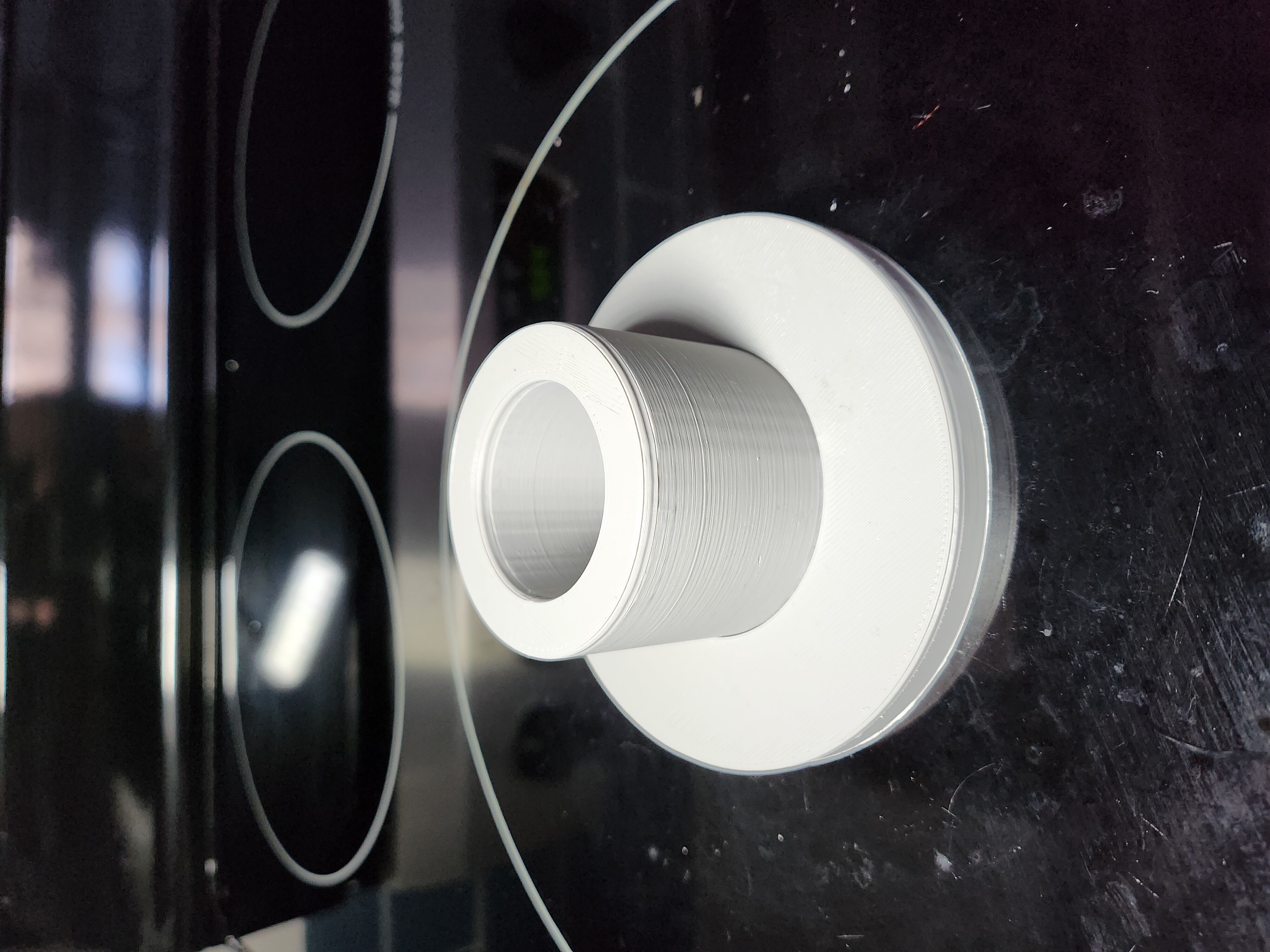 Magnetic Shaft with Rings 3D print model_4