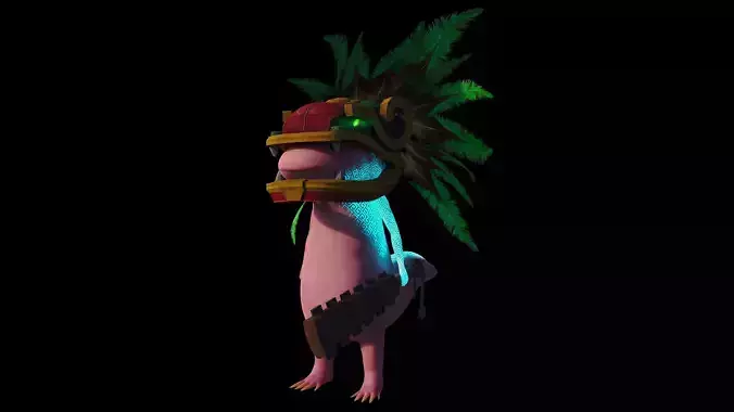 Stylish Salamander Warrior