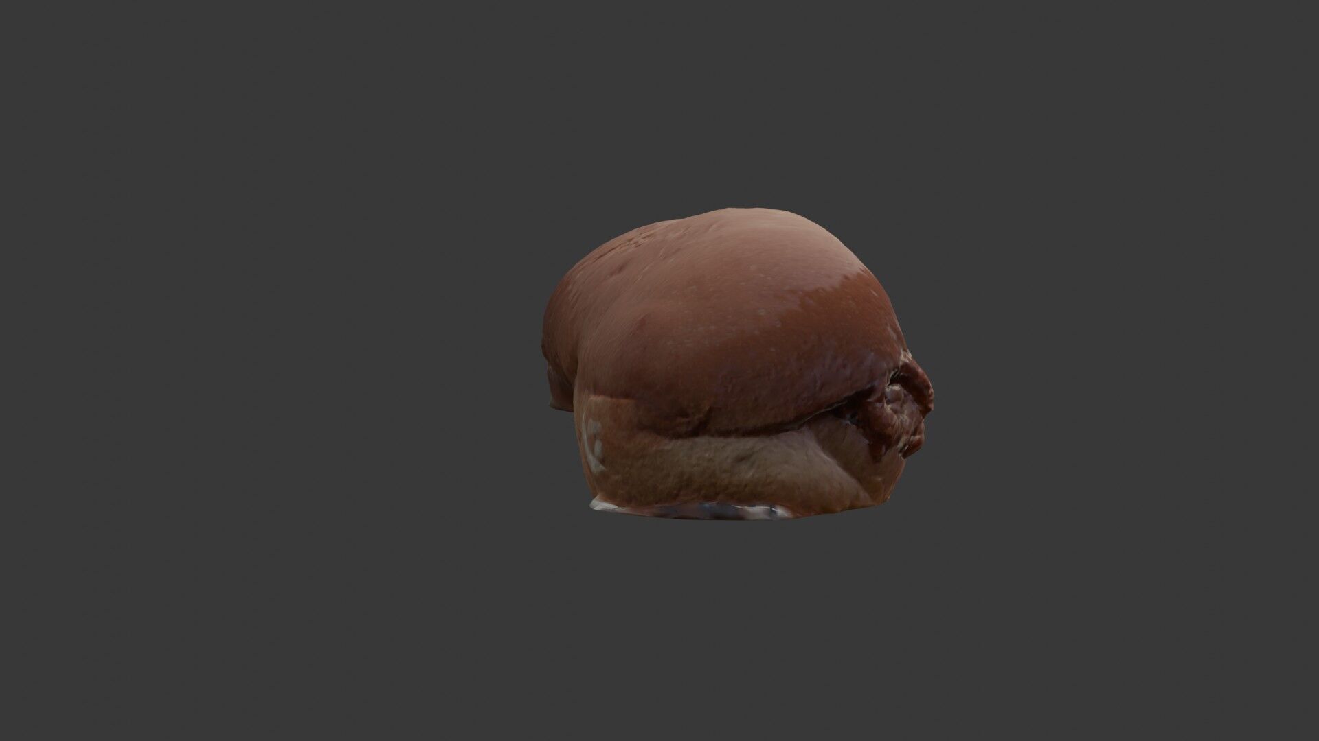 3D Scanned Sandwich  Realistic Food Model with 4K PBR Textures Low-poly 3D model_4