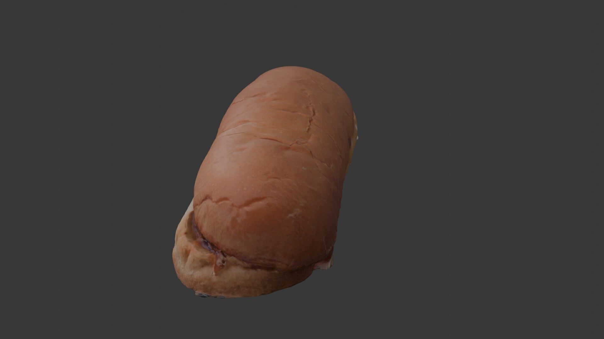 3D Scanned Sandwich  Realistic Food Model with 4K PBR Textures Low-poly 3D model_7