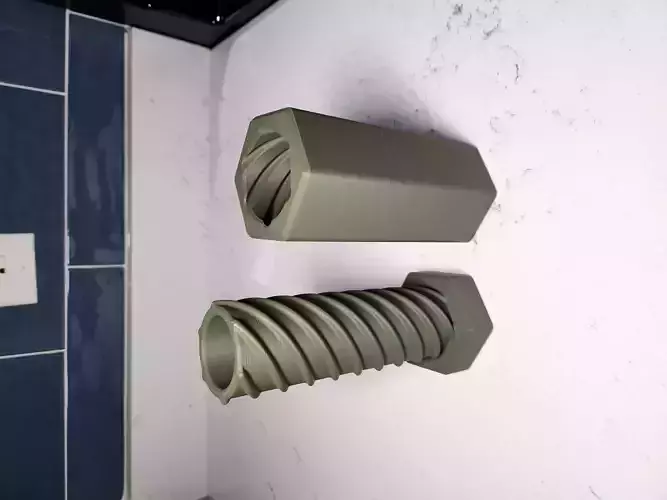 Twisted Hex Bolt Assembly