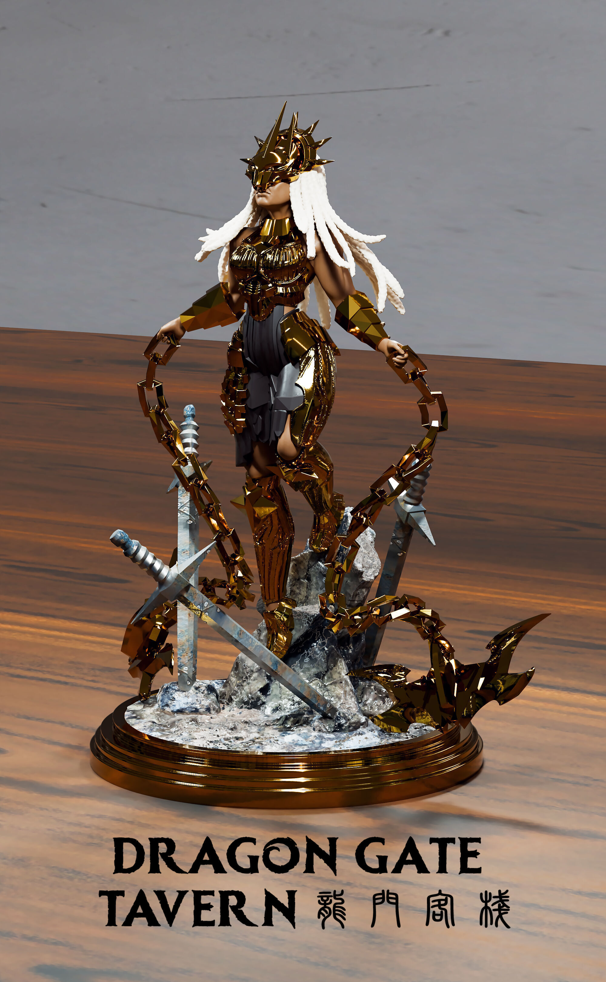 Ambessa from arcane - League of Legend 3D print model_1