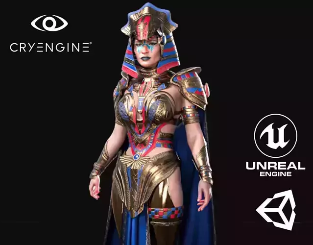 Egyptian Teen - Game Ready