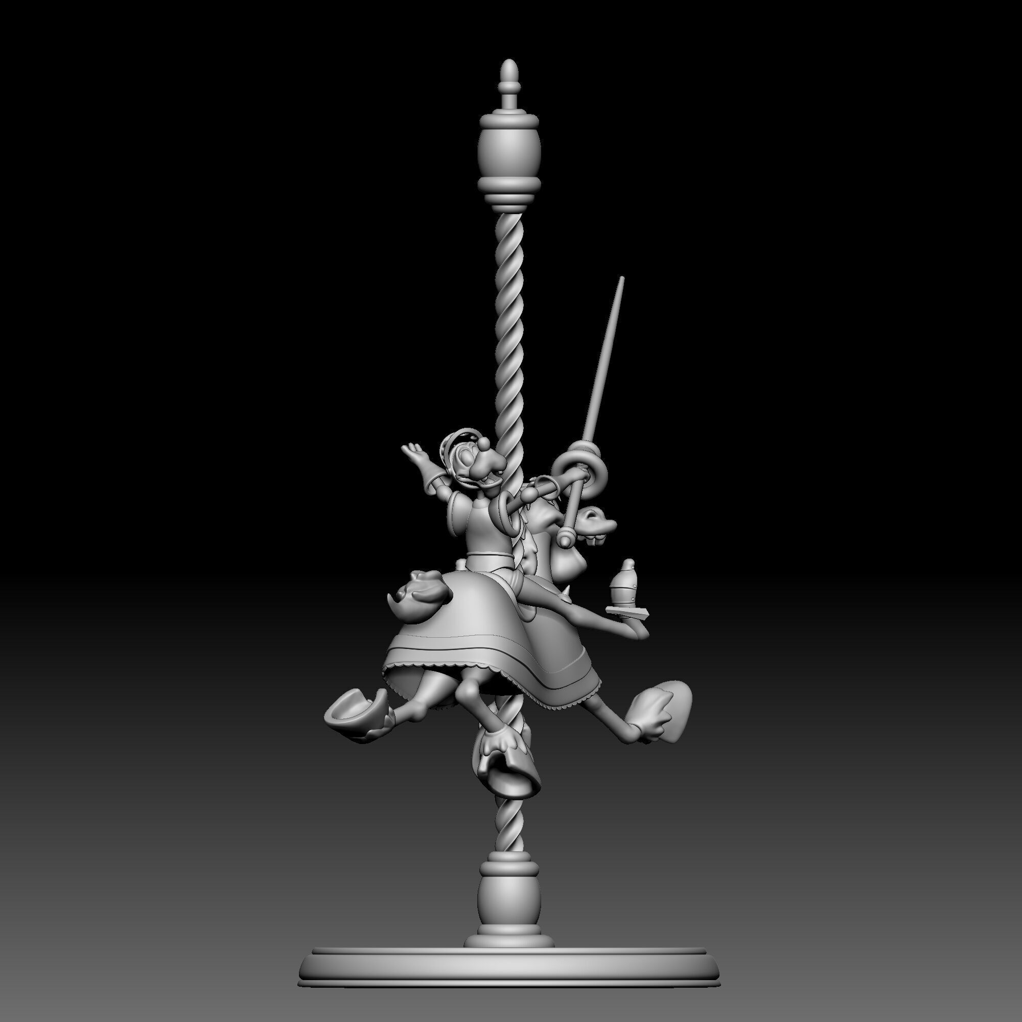 Goofy - Disney - 010 3D print model_6