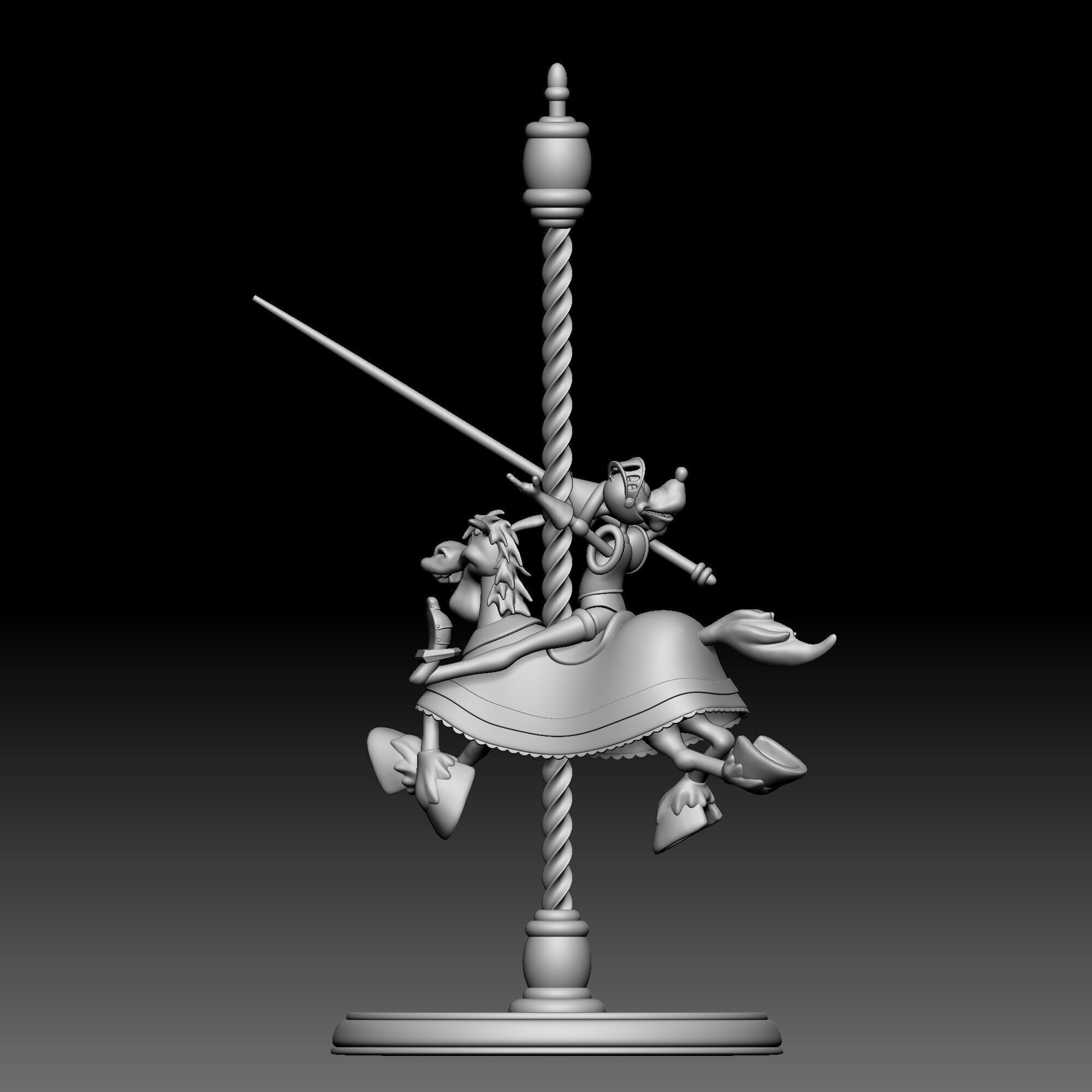 Goofy - Disney - 010 3D print model_4