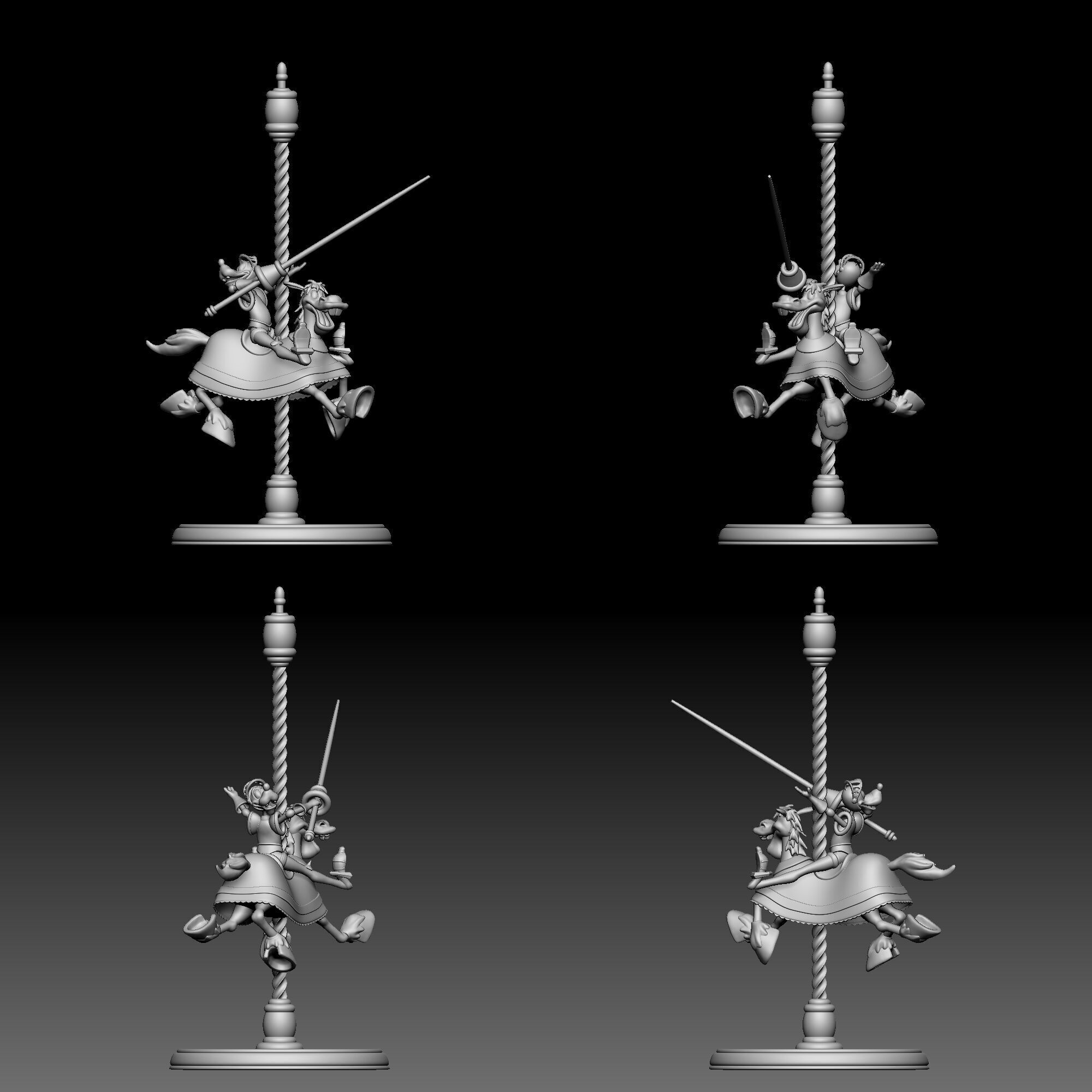 Goofy - Disney - 010 3D print model_9