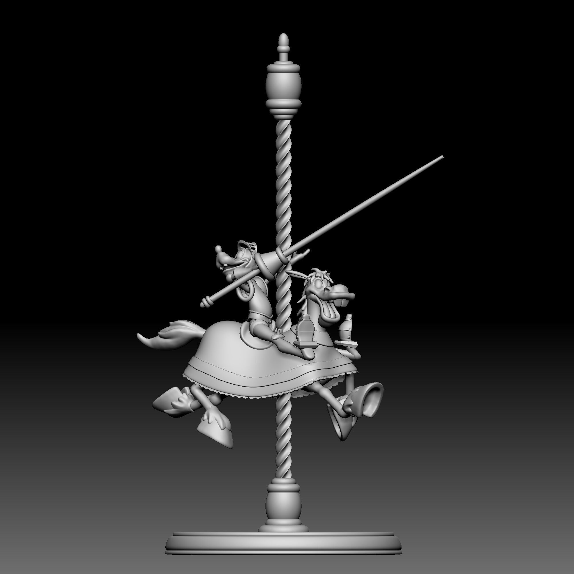 Goofy - Disney - 010 3D print model_8