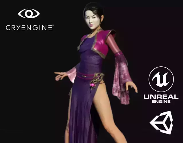 Chinese Teen - Game Ready