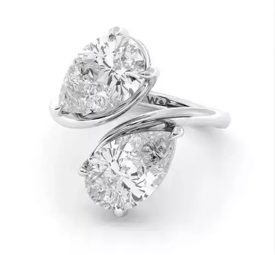 Pear  Diamond  Engagement Ring
