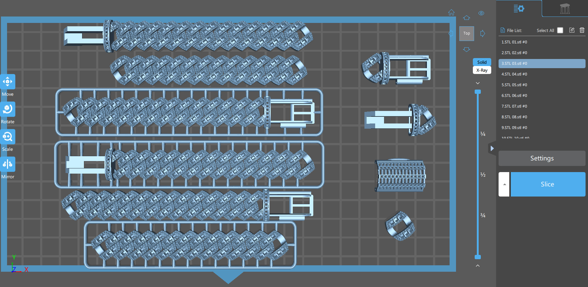 14mm BAGUETTE CUBAN LINK CHAIN FOR BRACELETS OR NECKLACE 3D print model_14