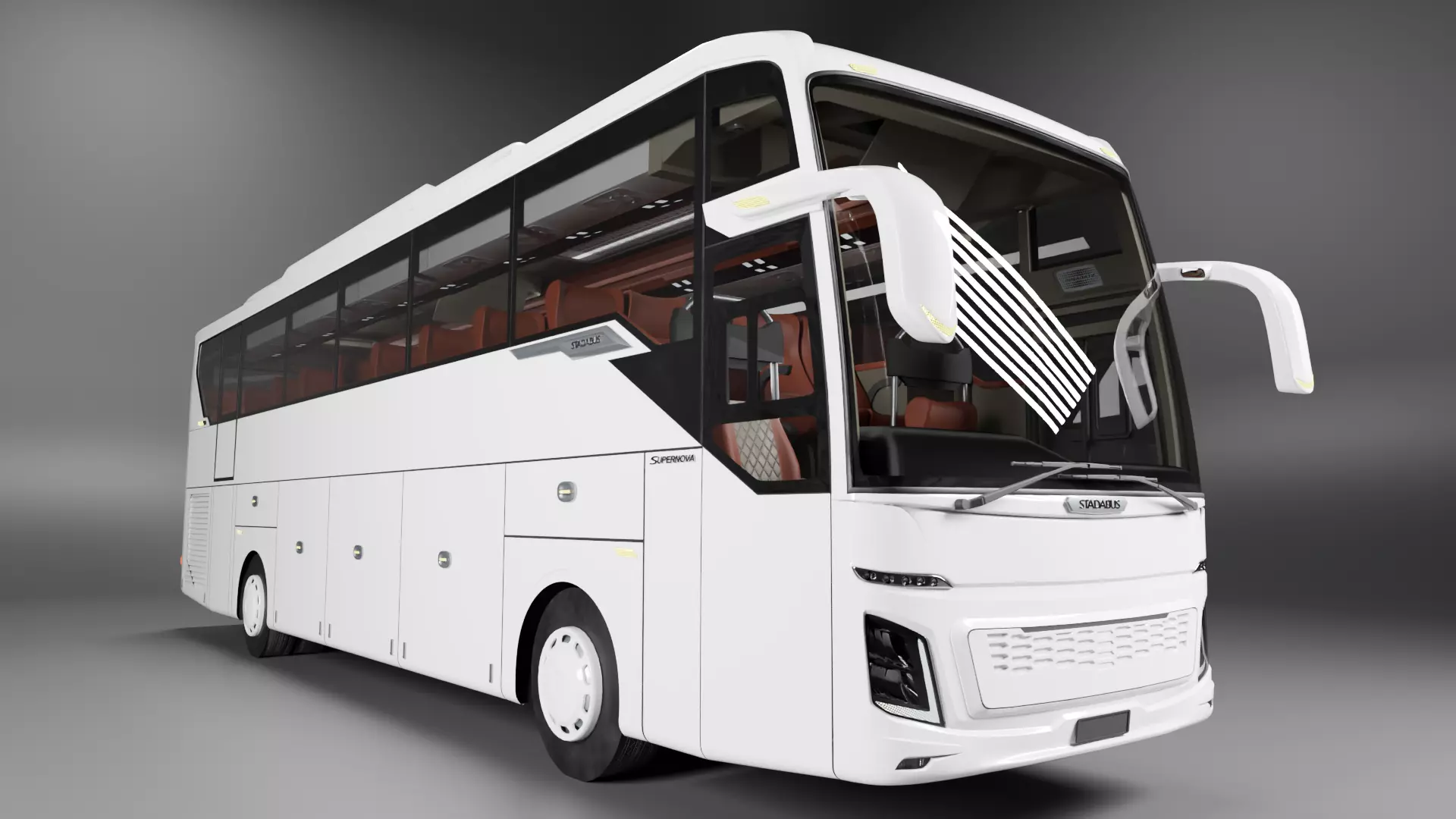 supernova traveliner indonesia bus model 3D model_0