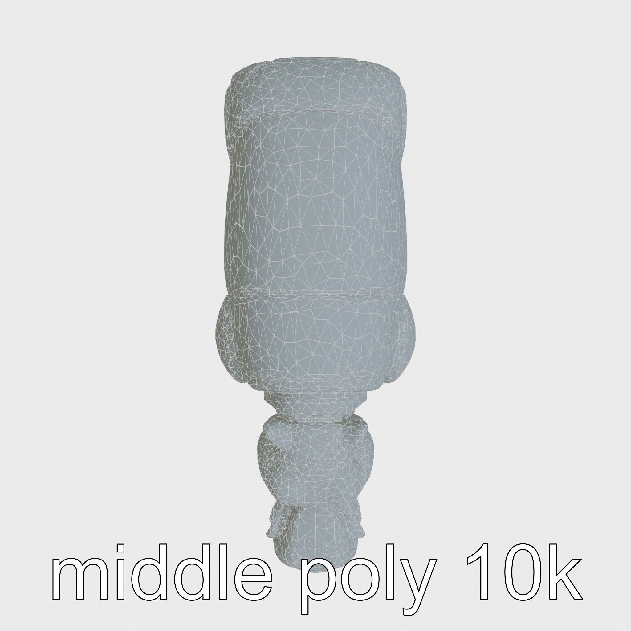 Carbon Fiber Robotic Hippopotamus with Water Filtration System Low-poly 3D model_19