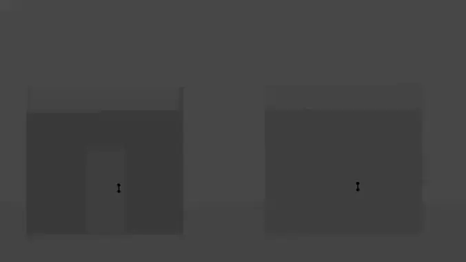 3d model simple house 