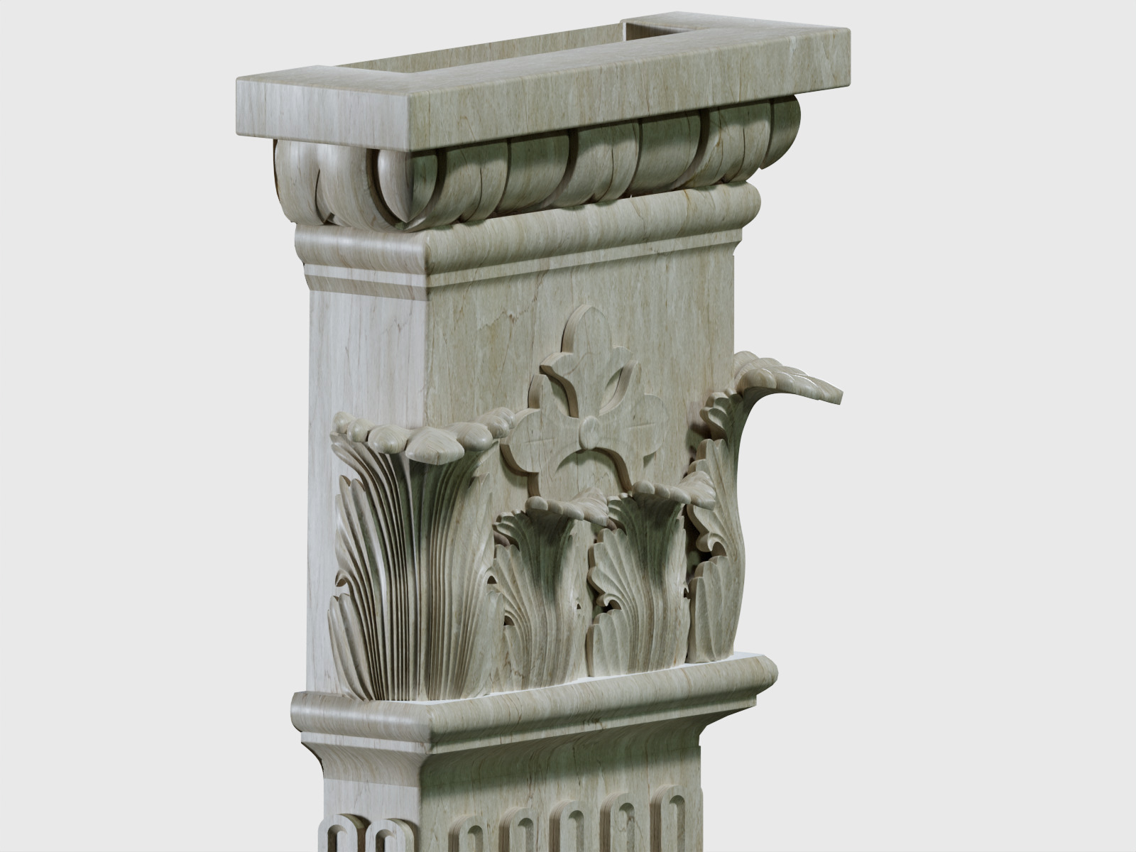 Classic Column Free 3D print model_1
