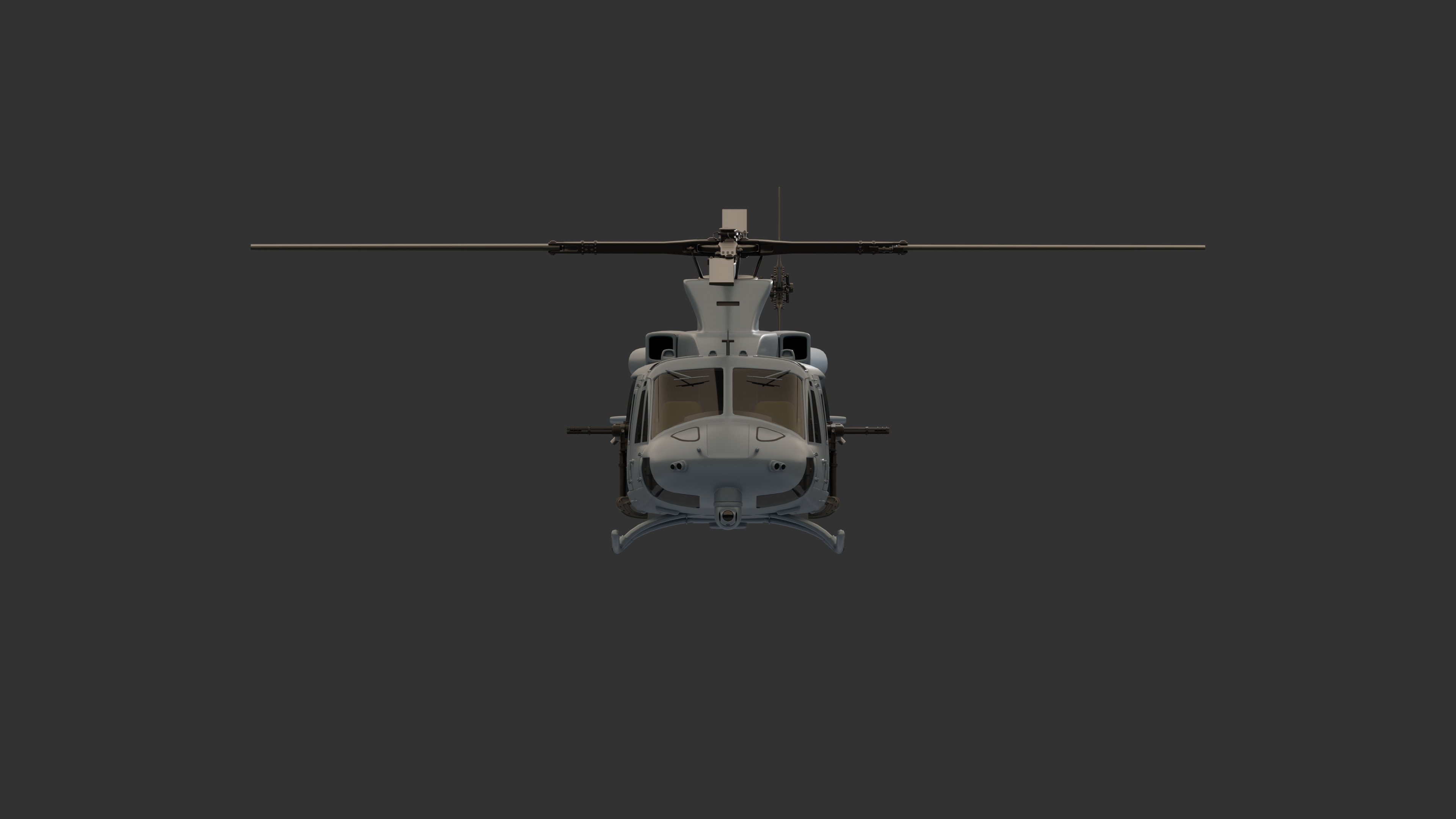 Bell Super Huey Venom Helicopter  3D model_8