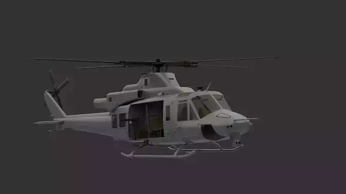 Bell Super Huey Venom Helicopter 