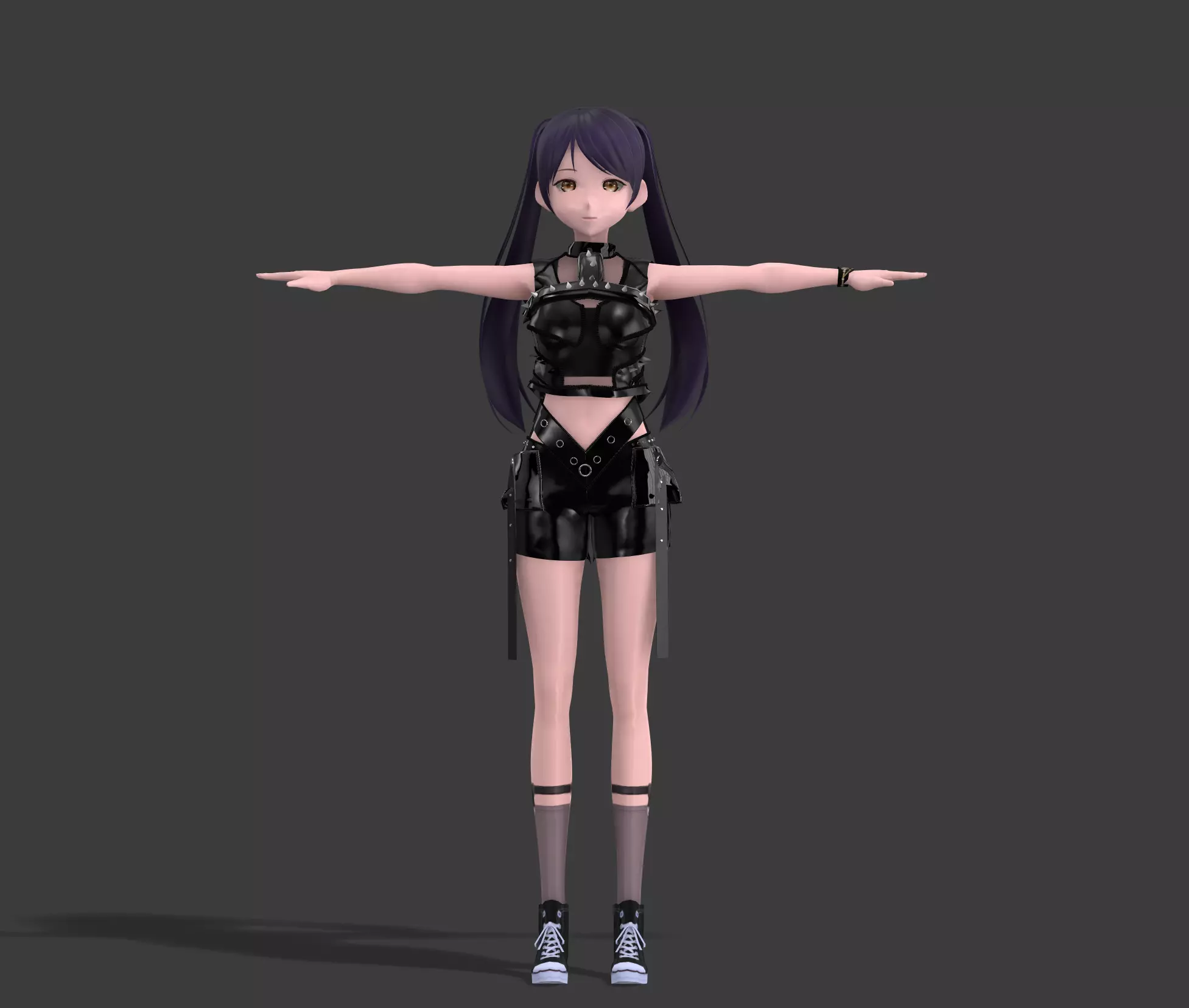 Cute girl 3D model