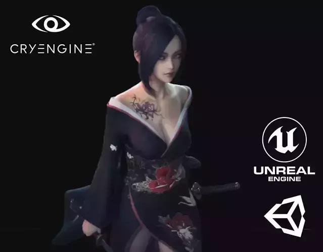 Teen Samurai - Game Ready