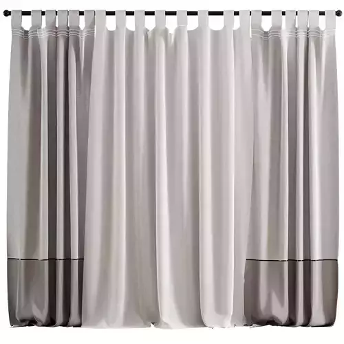 Curtain A6 3D model