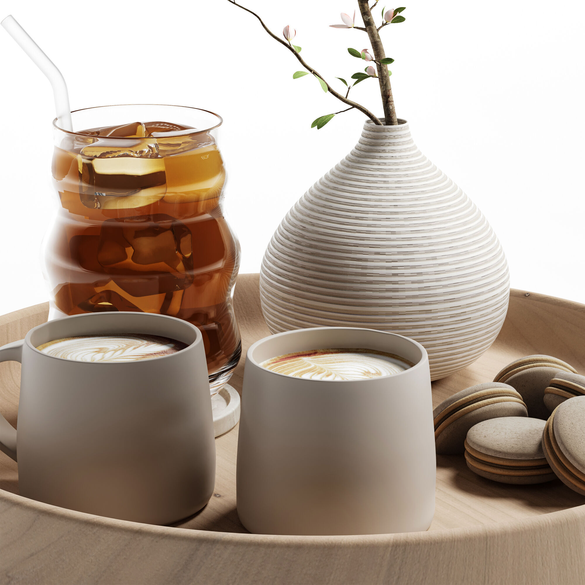 Decorative Set 19 3D model_5