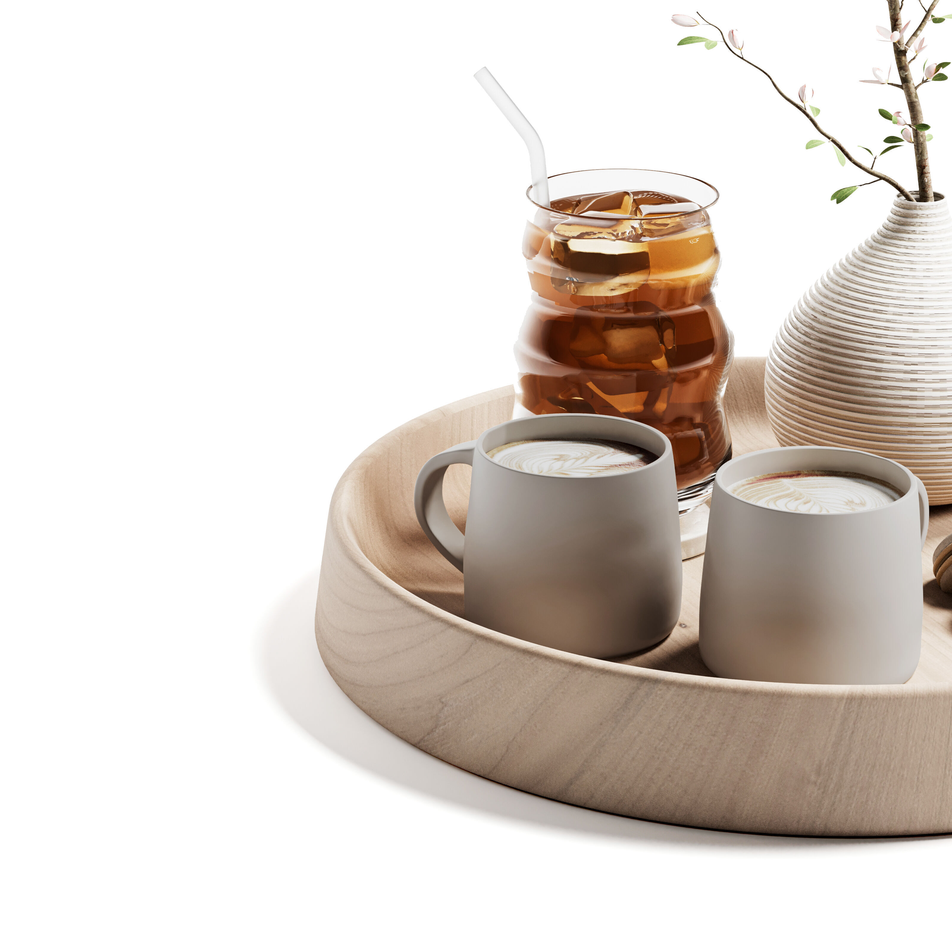 Decorative Set 19 3D model_6