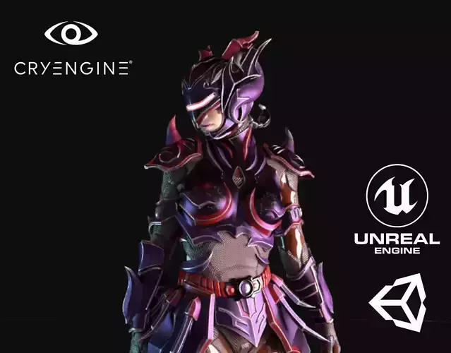 Teen Warrior - Game Ready