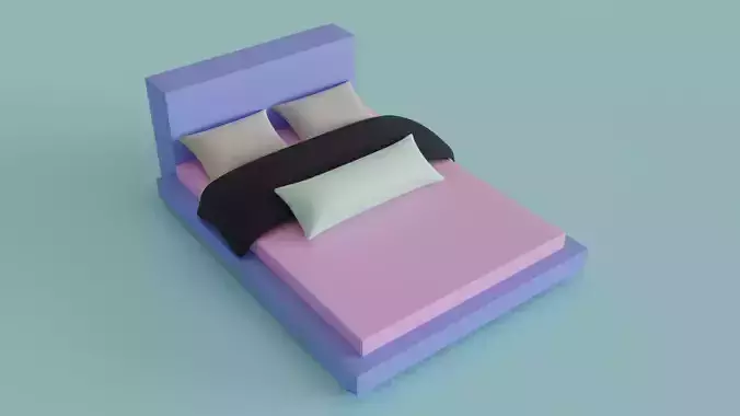 Bed cartoon