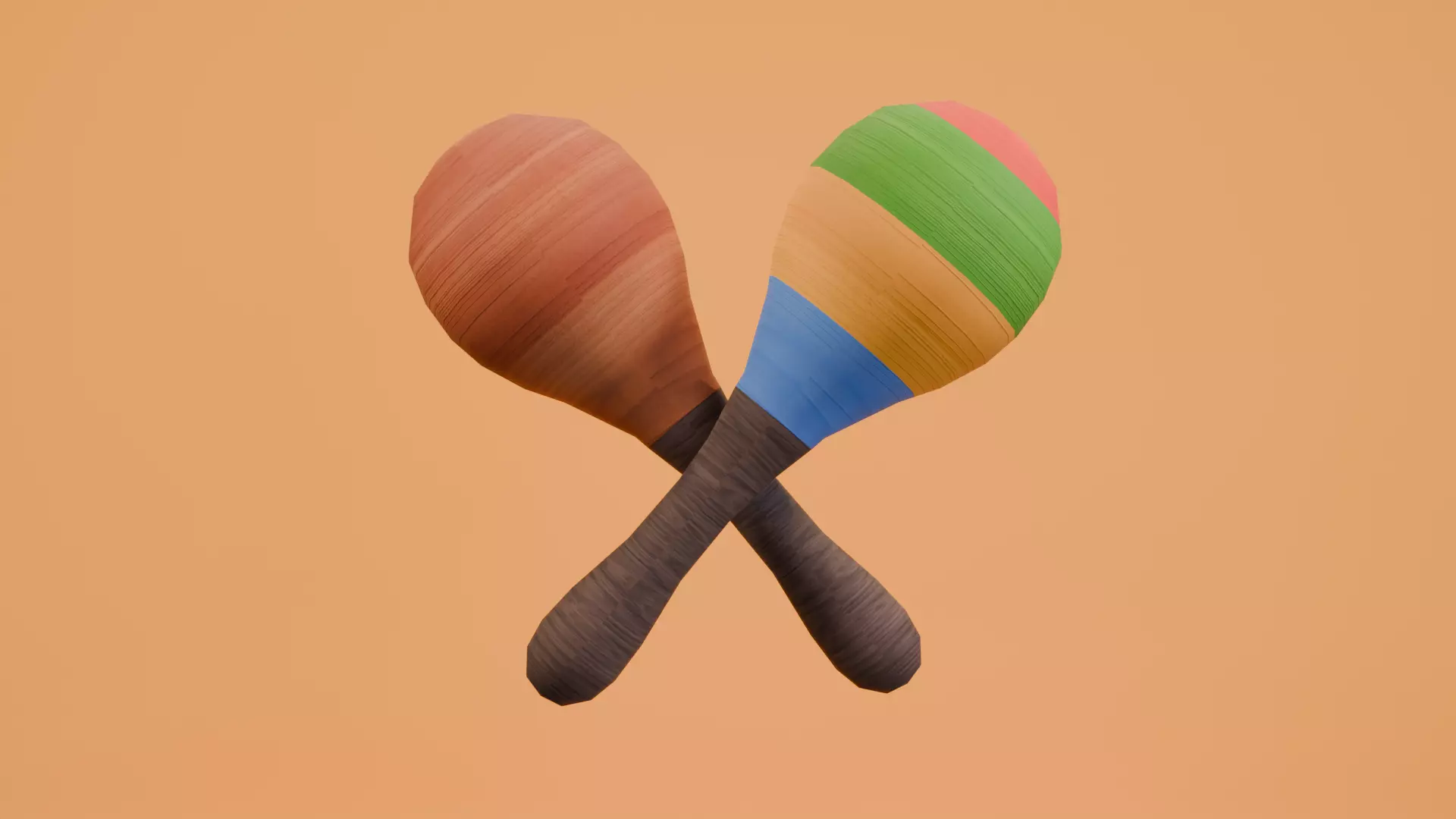 Instuments Series - Maracas Free low-poly 3D model