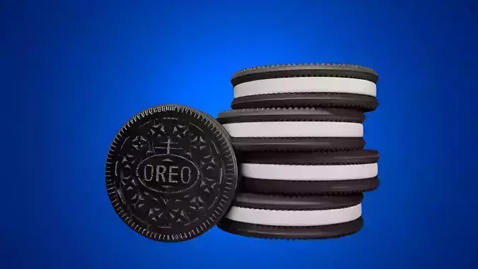 Realistic Oreo biscuit 