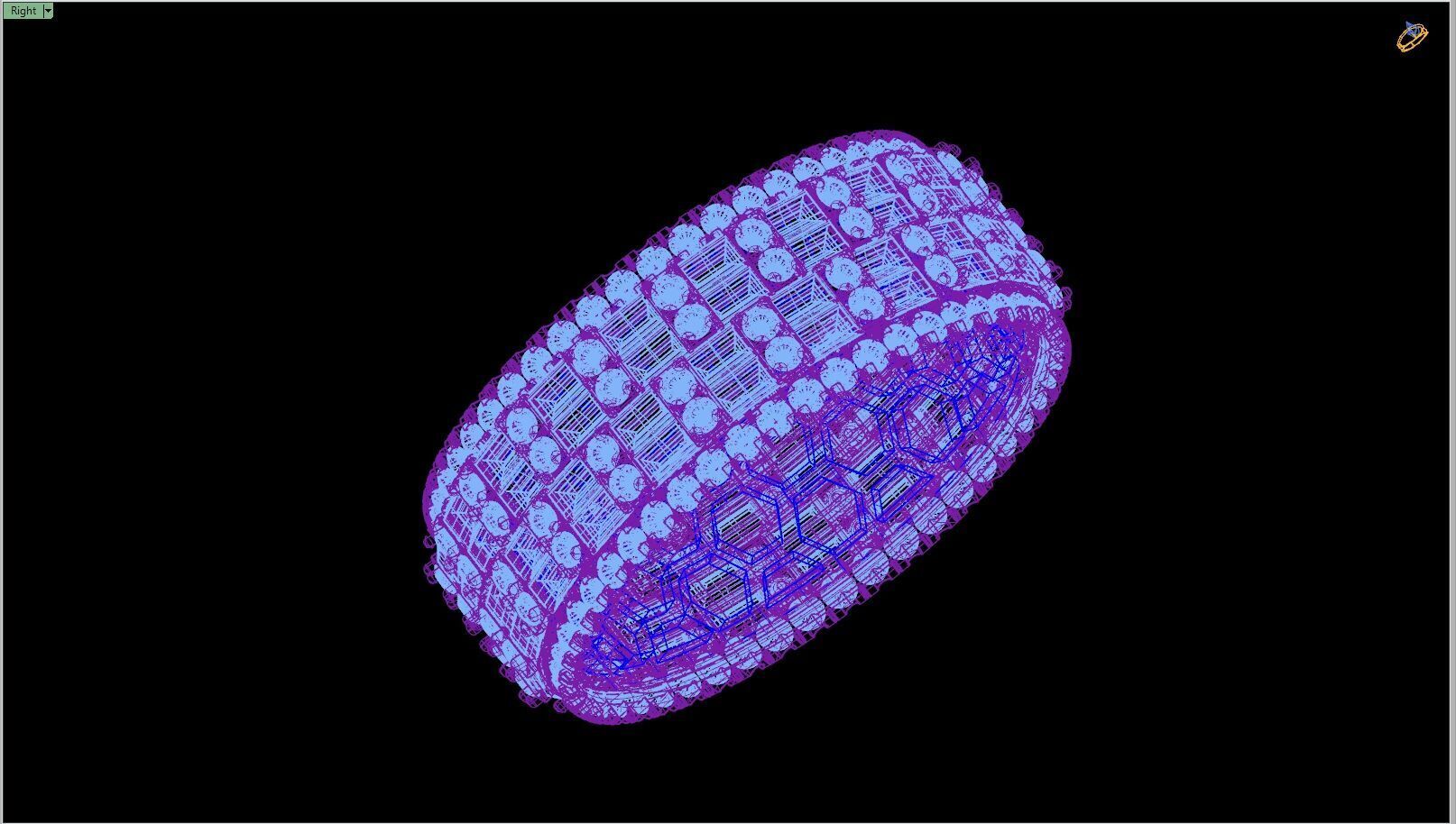 Custom Diamond Ring - Eternity Round w Baguette Diamond Ring 3D print model_12