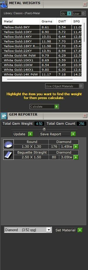 Custom Diamond Ring - Eternity Round w Baguette Diamond Ring 3D print model_5