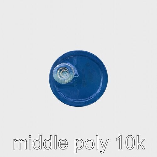 Water Purification Bionic Filter with Mineral Addition Low-poly 3D model