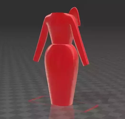 Dress Mannequin Fashion 3D 3 3D print model Dress Mannequin Fashion 3D 3 3D print model