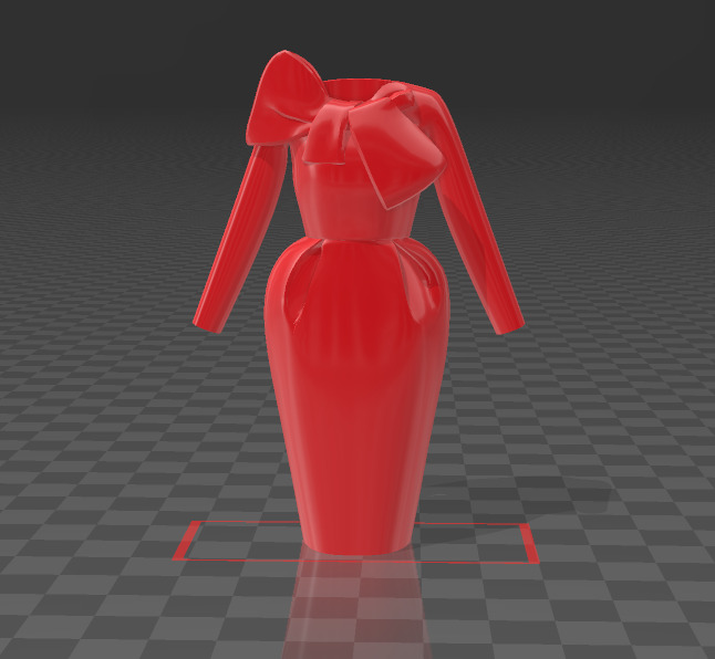 Dress Mannequin Fashion 3D 3 3D print model_1