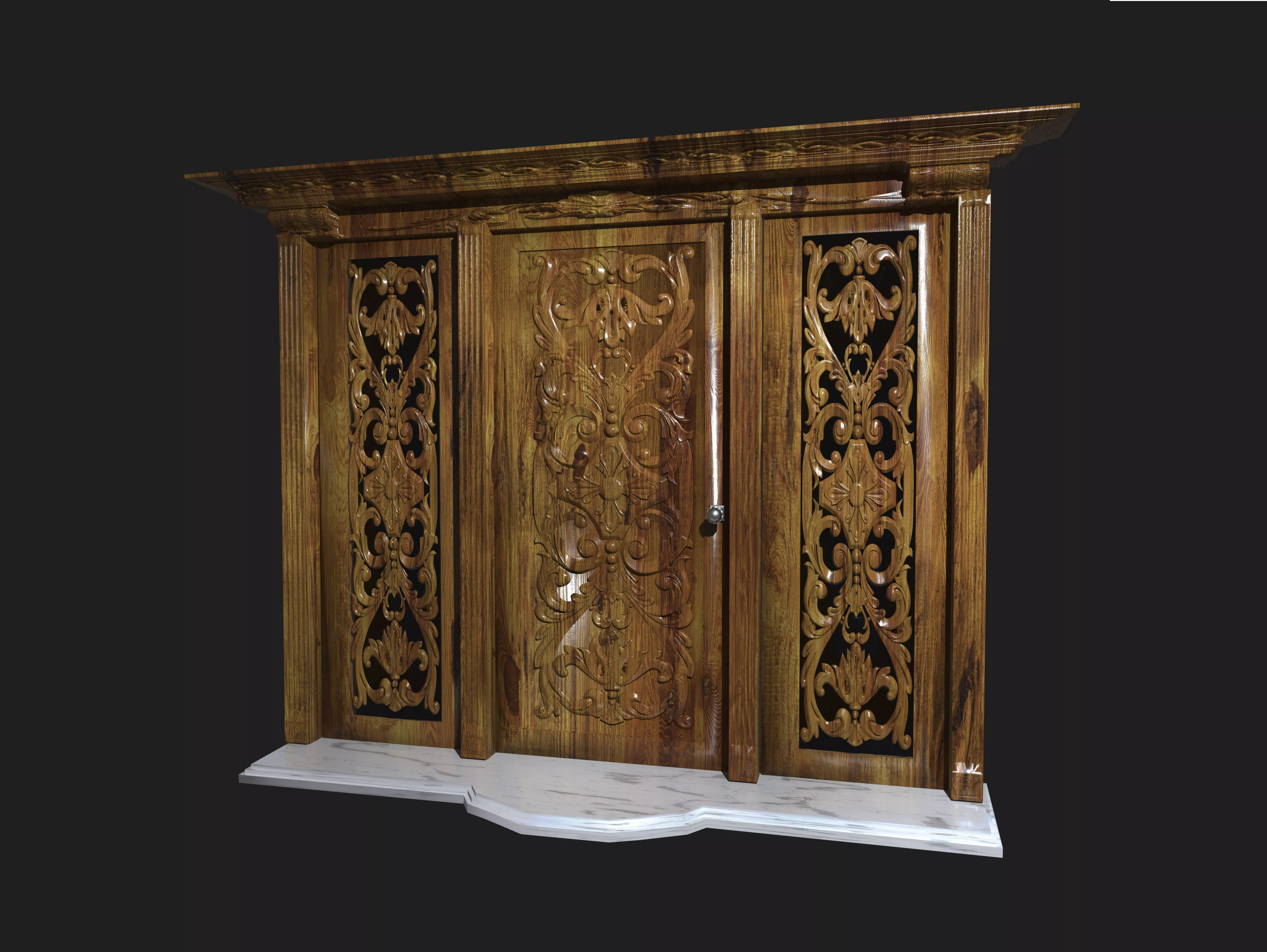 Entrance Door 2 3D model_0