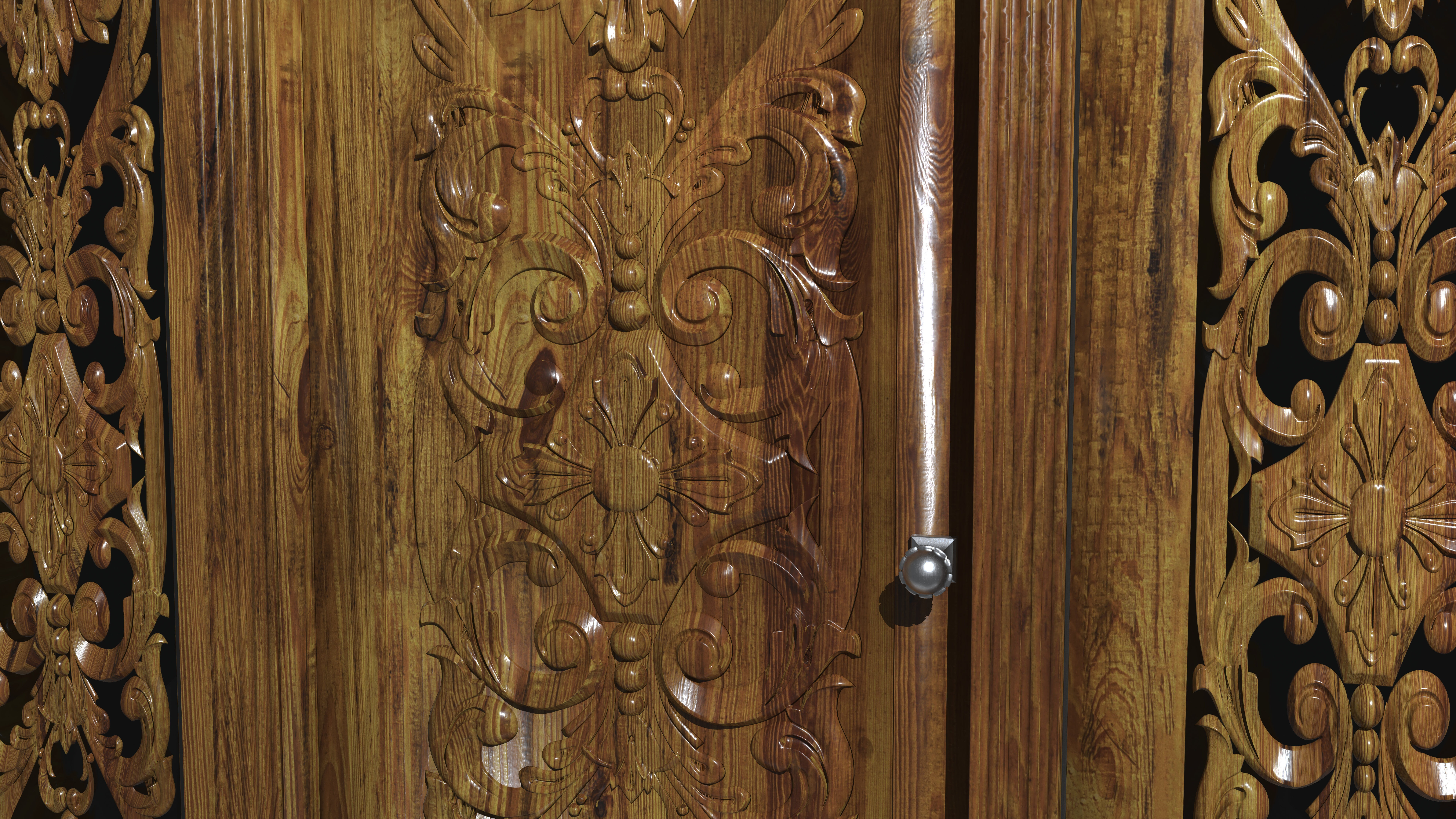 Entrance Door 2 3D model_1