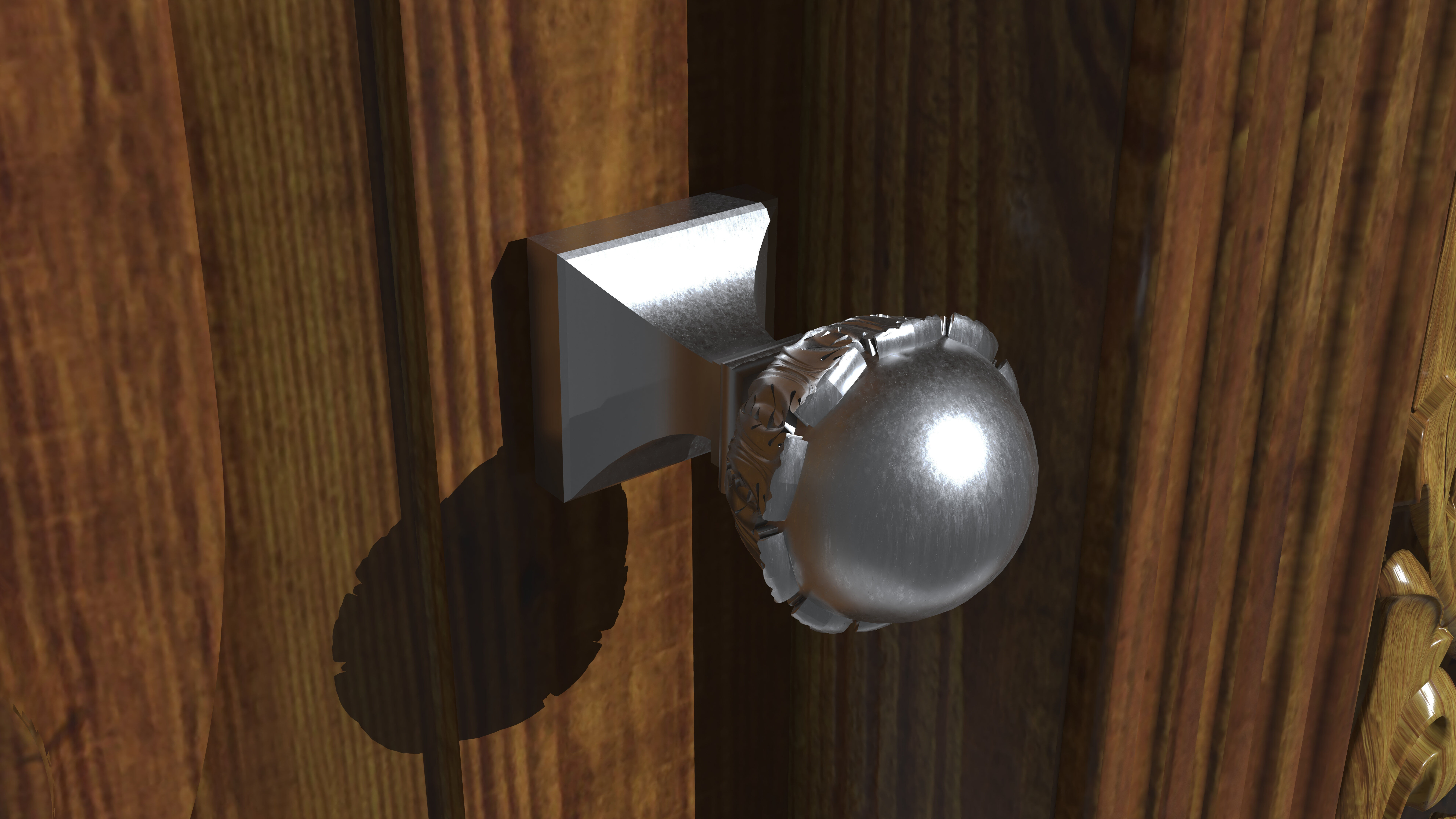 Entrance Door 2 3D model_4