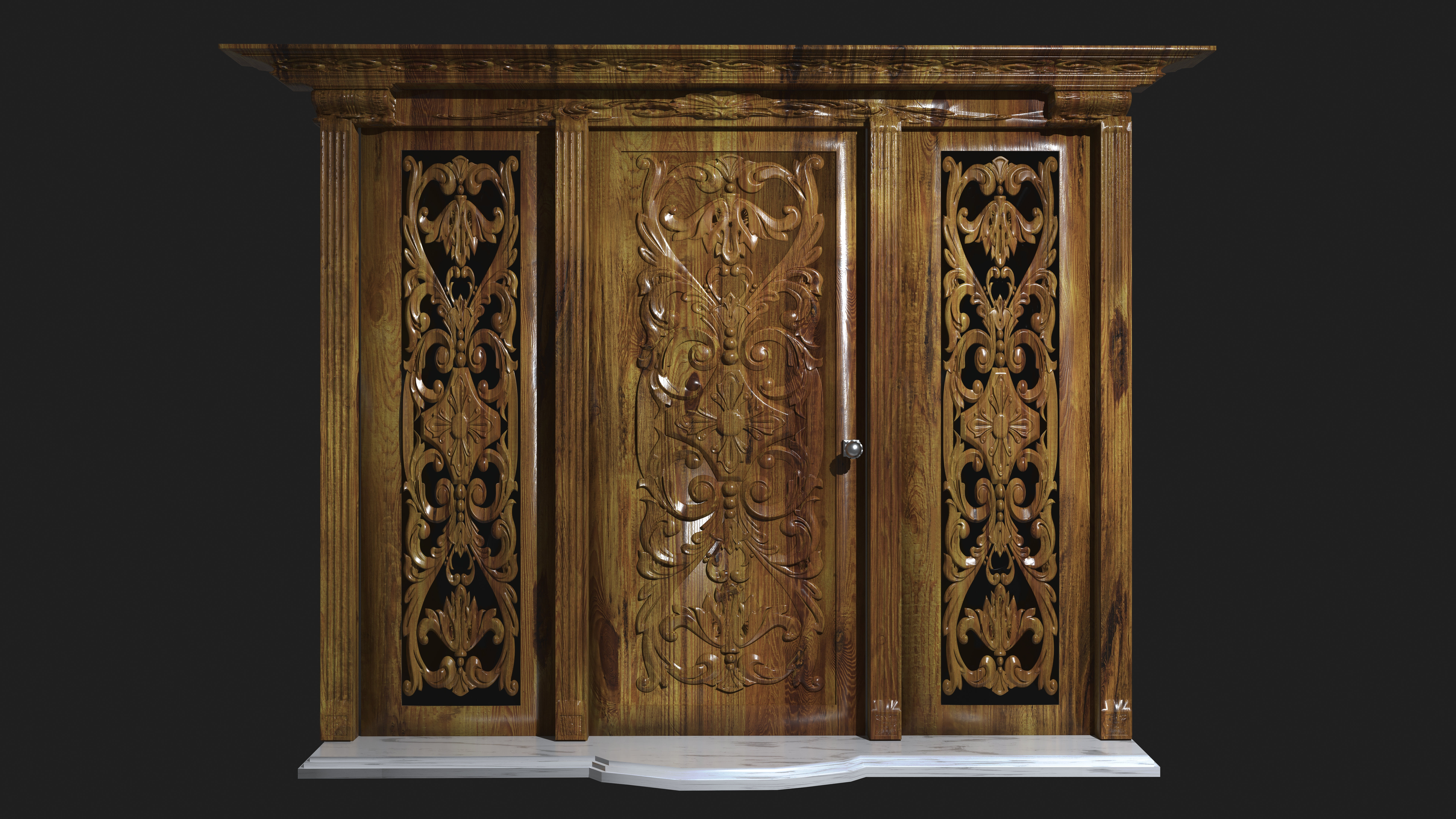 Entrance Door 2 3D model_3