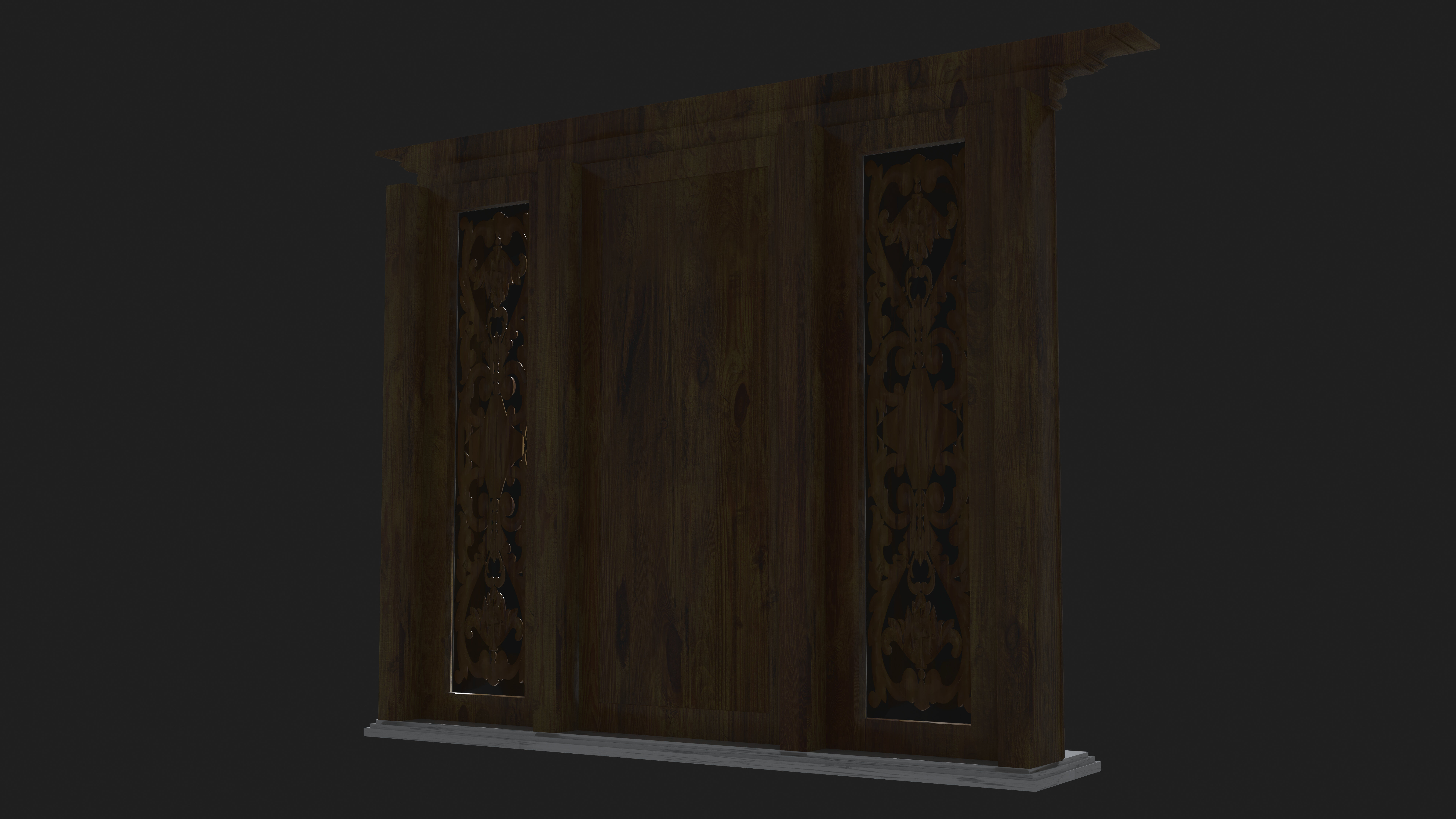 Entrance Door 2 3D model_5