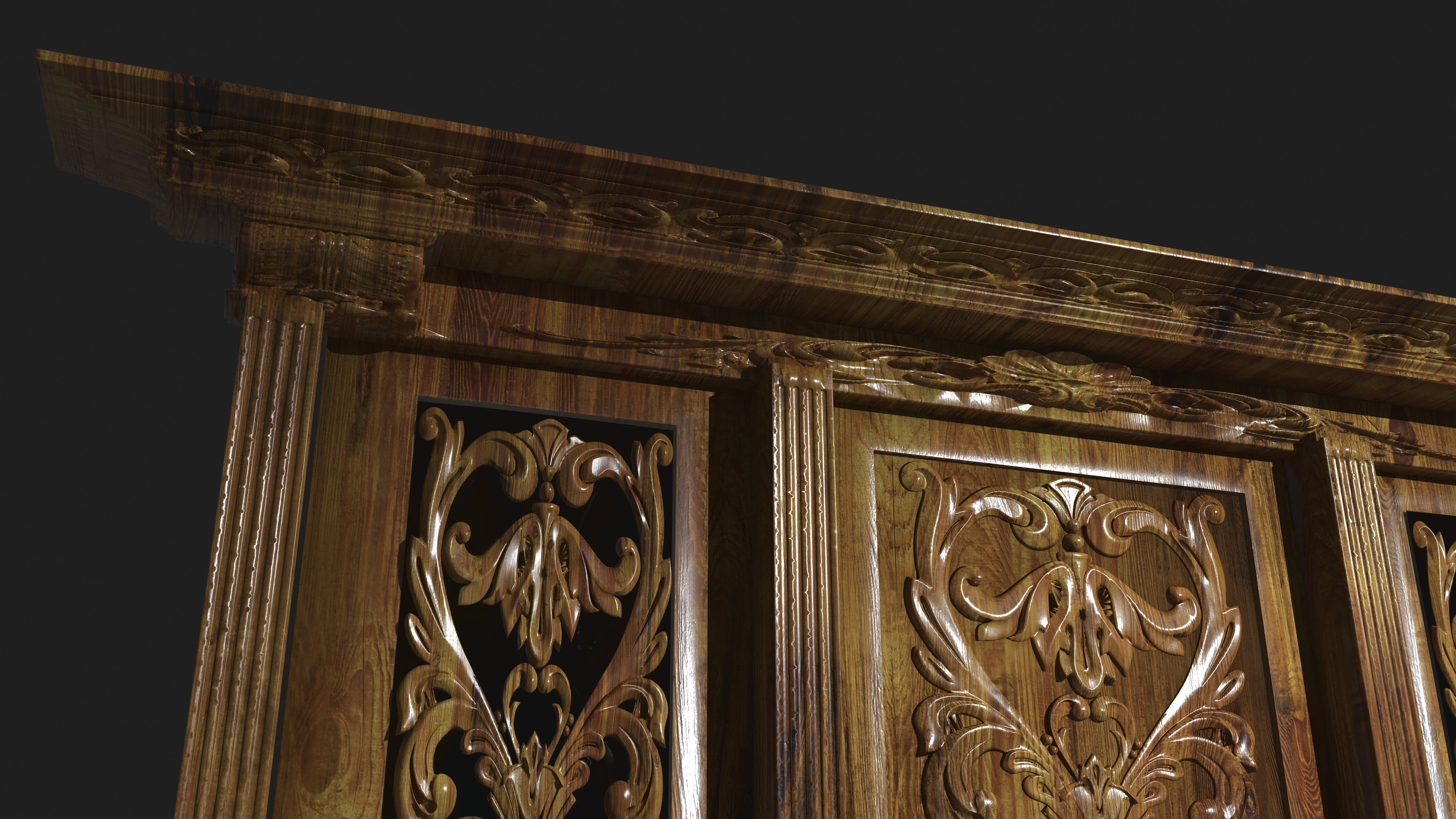 Entrance Door 2 3D model_2