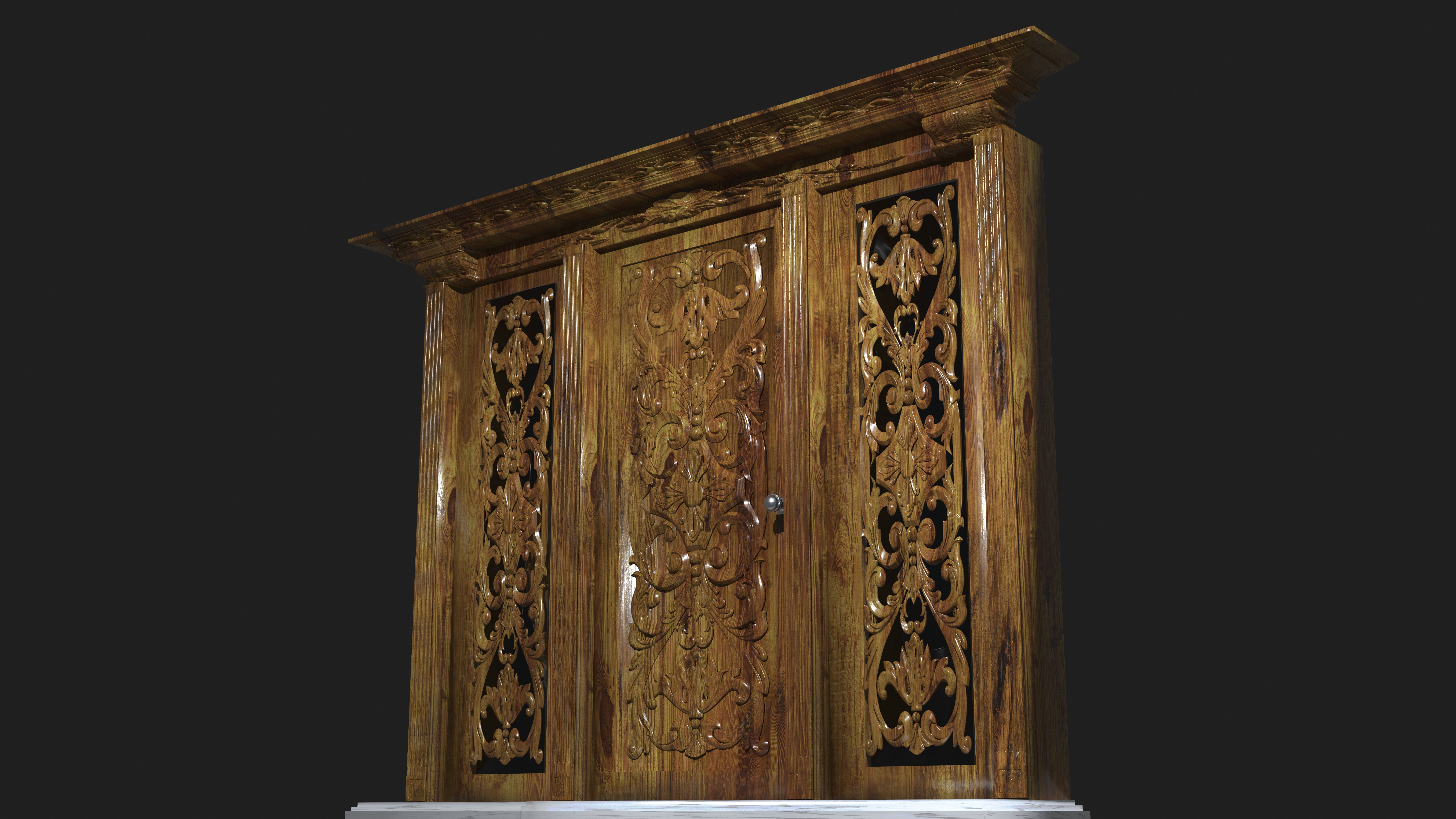 Entrance Door 2 3D model_9