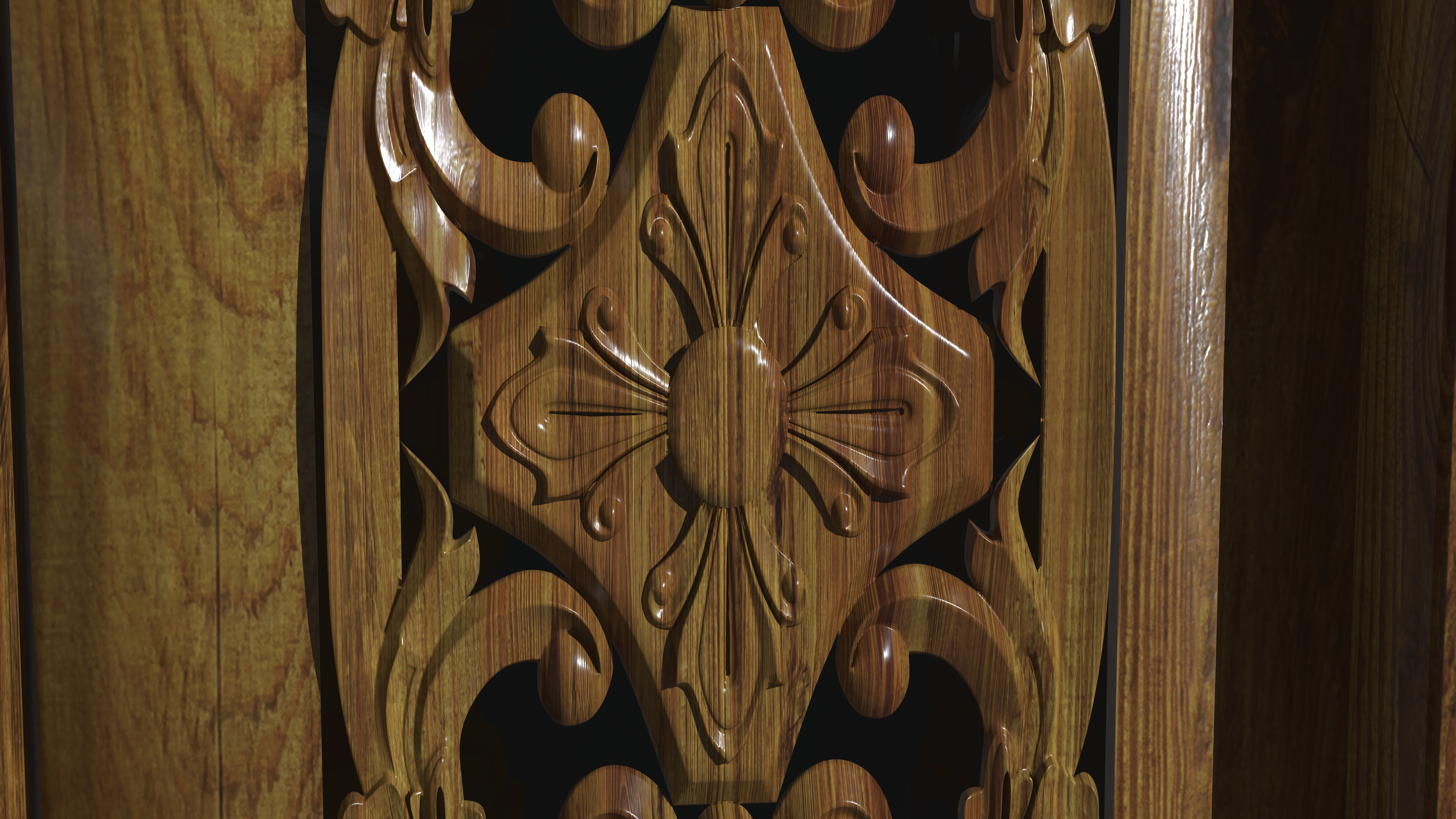 Entrance Door 2 3D model_8