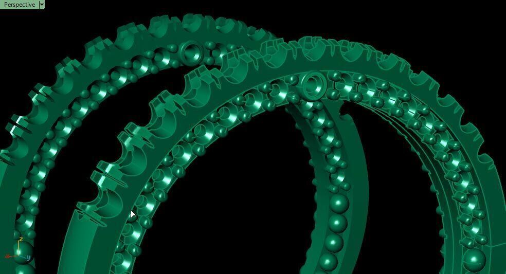 full diamond backring 3D print model_4