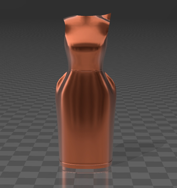Dress Mannequin Fashion 3D 5 3D print model_2
