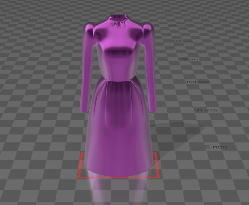 Dress Mannequin Fashion 3D 6 3D print model_2