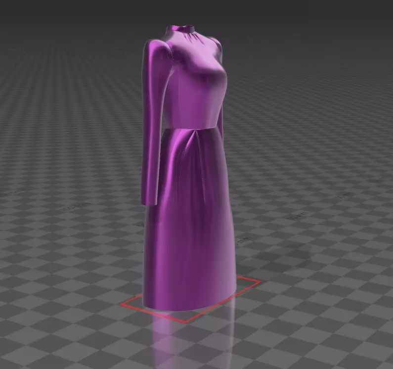 Dress Mannequin Fashion 3D 6 3D print model_0
